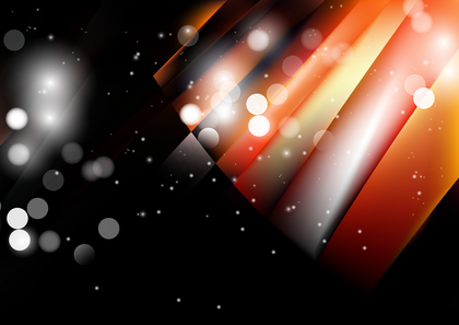 Abstract Black Red and Orange Bokeh Lights Background Illustrator