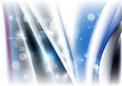 Abstract Blue White and Grey Illuminated Background Vector Image