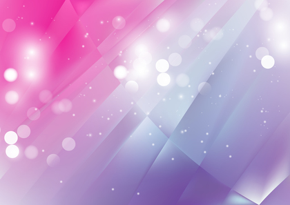 Pink Blue and White Blurred Lights Background Illustrator