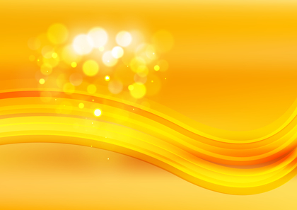 Amber Color Curve Background Illustration