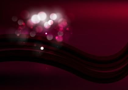 Abstract Red and Black Shiny Wave Background Graphic
