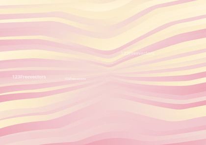 Glowing Abstract Pink and Beige Wave Background Vector Eps