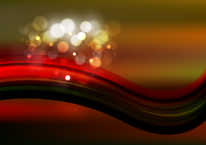 Abstract Black Red and Green Wavy Background