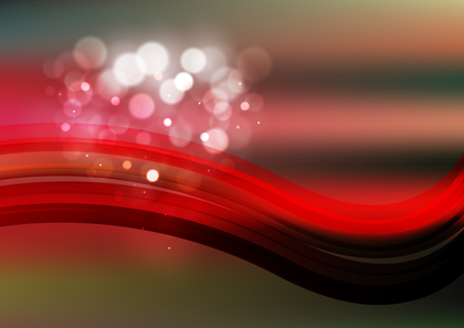 Abstract Black Red and Green Curve Background