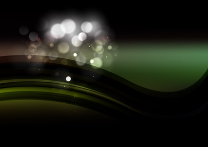Green Brown and Black Wavy Background Image