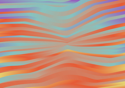 Abstract Blue Orange and Purple Shiny Wave Background