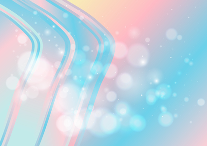 Pink Blue and Yellow Wavy Background