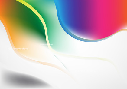 Colorful Wavy Background Design