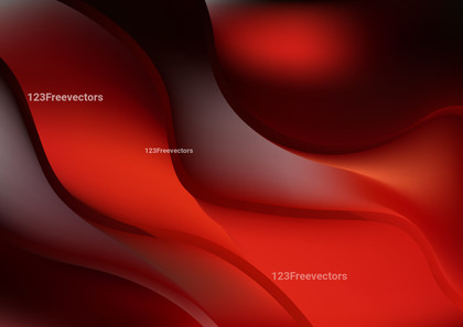 Red and Black Wavy Background Vector