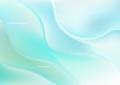 Abstract Blue and White Wave Background Template Design