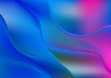 Pink and Blue Abstract Wave Background Vector