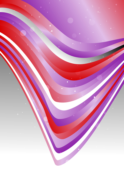 Red and Purple Wavy Background Vector Graphic