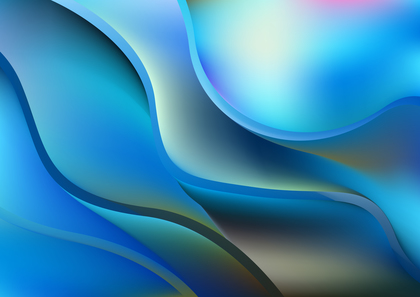 Beige Green and Blue Abstract Wave Background