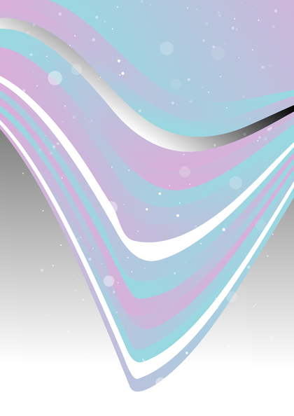 Pink Blue and Grey Wave Background Vector
