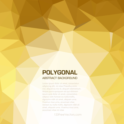 Gold Abstract Polygonal Background Image