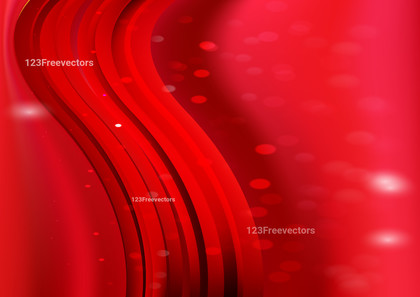 Red Abstract Wave Background Illustrator