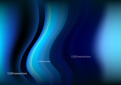 Black and Blue Wave Background Template Graphic