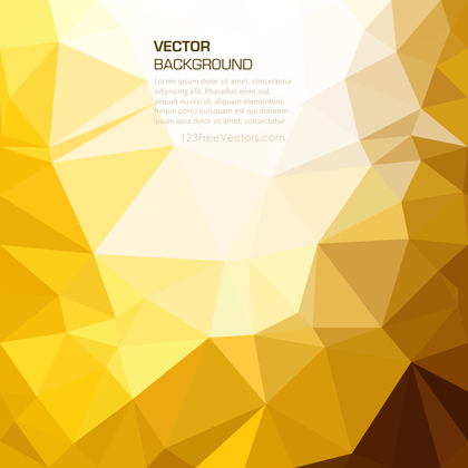 Gold Abstract Polygonal Background Template