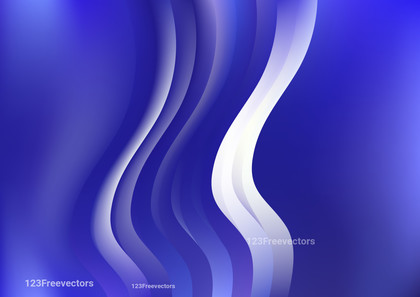 Blue and White Abstract Vertical Wave Background