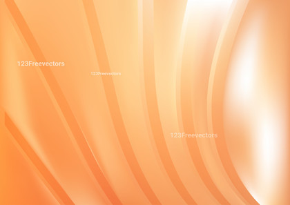 Abstract Orange and White Wave Background Template Design