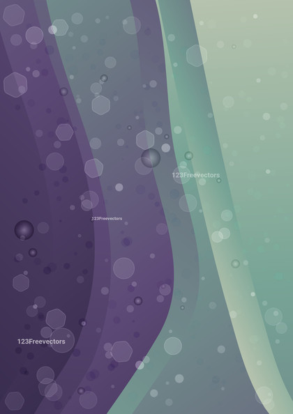 Abstract Blue and Purple Vertical Wavy Background Vector Graphic