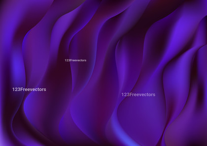 Abstract Blue and Purple Vertical Wave Background Template Vector Image