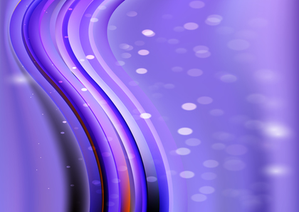 Abstract Blue and Purple Wavy Background Vector Illustration