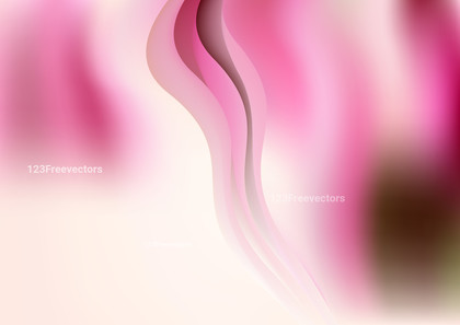 Abstract Pink and Beige Wave Background