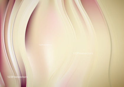 Abstract Pink and Beige Wavy Background