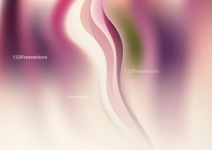 Abstract Pink and Beige Wave Background Template