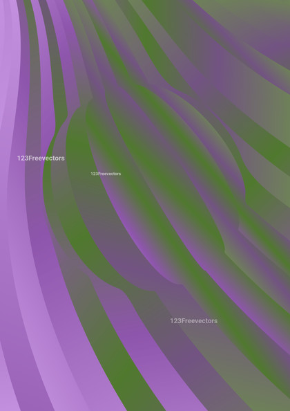 Abstract Purple and Green Wave Background