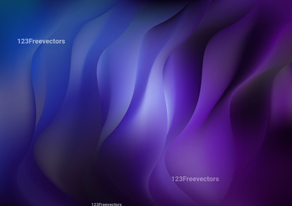 Black Blue and Purple Abstract Wave Background