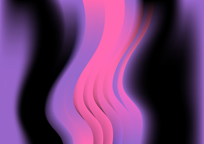 Pink Purple and Black Wave Background Template Illustrator