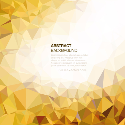Gold Geometric Polygon Background Template