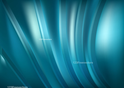 Blue 3D Wave Stripe Background