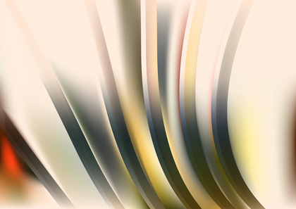 Abstract Brown and Green Curved Stripes Background