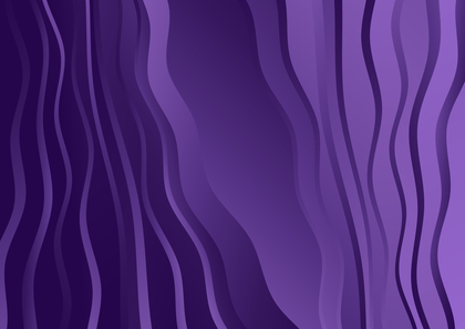 Violet Vertical Curved Wavy Lines Background