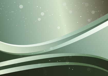 Green Gradient Wave Background Design