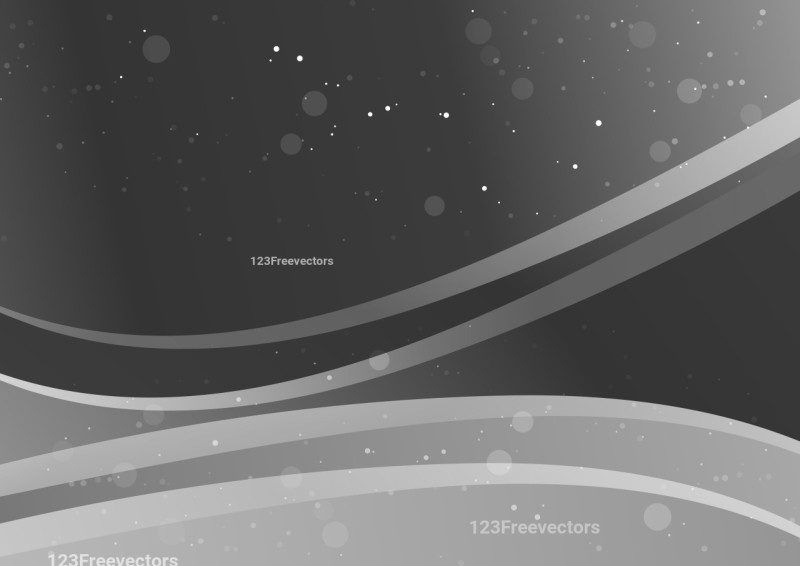 Dark Grey Gradient Wave Background Image