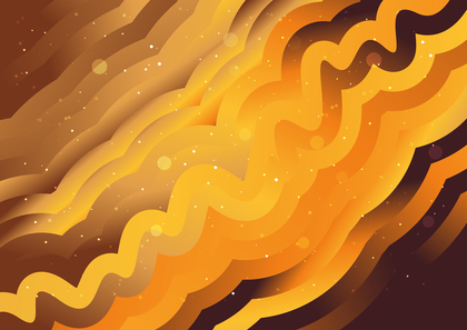 Abstract Dark Orange Gradient Wave Background