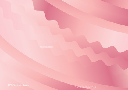 Abstract Light Pink Gradient Wave Background Vector Illustration