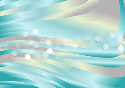 Blue and Brown Gradient Wavy Background Vector Graphic