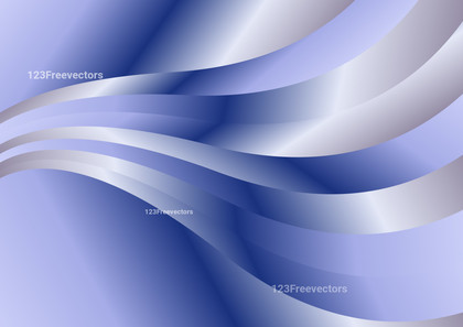 Abstract Wavy Blue and Grey Gradient Background