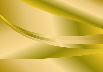 Abstract Green and Gold Gradient Wave Background