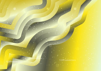 Grey and Yellow Gradient Wavy Background