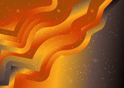Abstract Orange and Brown Gradient Wave Background Vector Eps