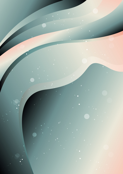 Abstract Wavy Pink and Blue Gradient Background