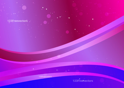 Wavy Pink and Blue Gradient Background