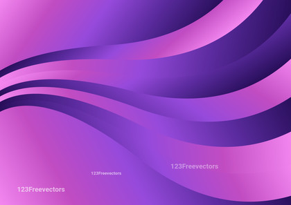 Abstract Pink and Blue Gradient Wavy Background Design
