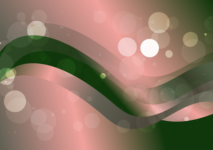 Wavy Pink and Green Gradient Background